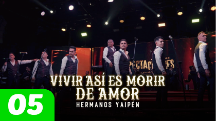 'Vivir así es morir de amor'