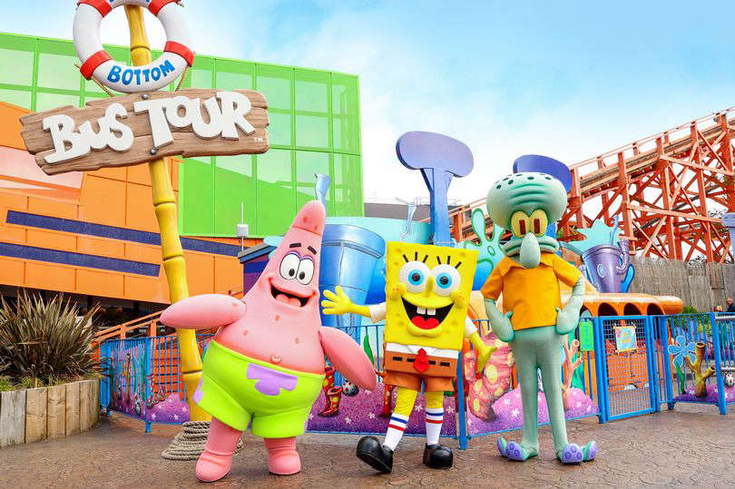 SpongeBob SquarePants and friends given big welcome to Blackpool ...