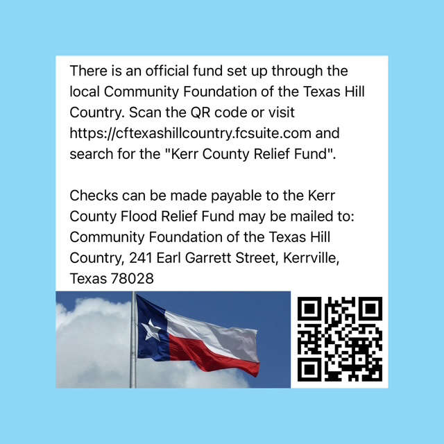 Kerr County Flood Relief Info
