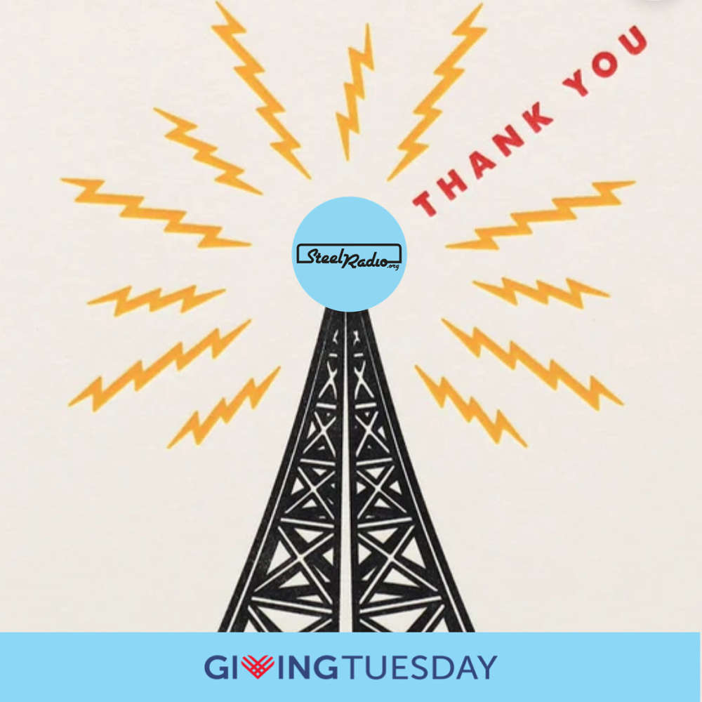 Giving Tuesday 2025 Antenna Tower Art - Thank You