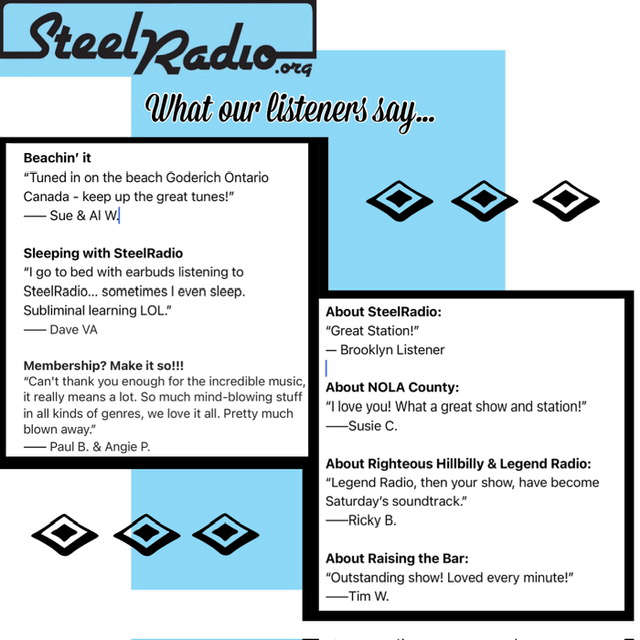 Listener Quotes #1 SteelRadio Jan. 2026